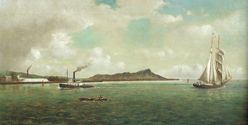 Entrance to Honolulu Harbor